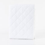 Επίστρωμα Καπιτονέ Αδιάβροχο Polycotton 180 x 200 cm + 40 cm  Polycotton Λευκό BOREA