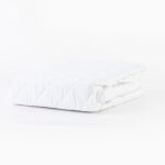 Επίστρωμα Καπιτονέ Αδιάβροχο Polycotton 180 x 200 cm + 40 cm  Polycotton Λευκό BOREA - Image 2