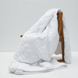 Microsilk Καπιτονέ Μονόχρωμο Κουβερλί Gentle Μονή (160x240cm) Άσπρο της Pennie