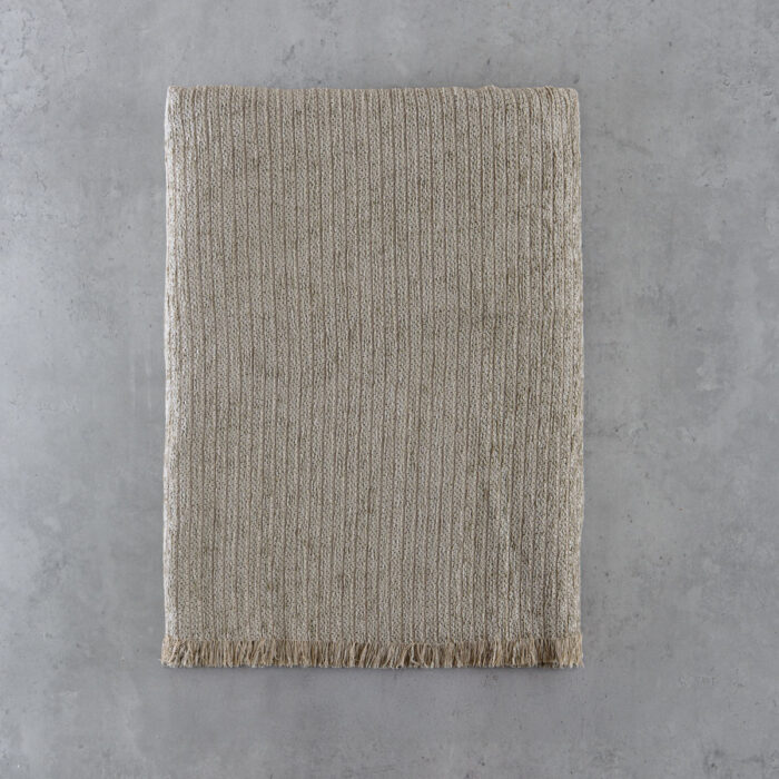 HANSEL - ΡΙΧΤΑΡΙ 180X240 ΜΠΕΖ ΑΝΟΙΧΤΟ 180X240 50% Chenille acrylic - 25% βαμβάκι - 25% Pol Rythmos - Image 4