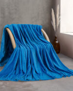HARMONIE - ΚΟΥΒΕΡΤΑ JACQUARD FLANNEL ΓΚΡΙ ΥΠΕΡΔΙΠΛΟ (220Χ240) Rythmos - Image 4
