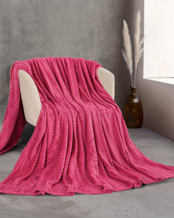 HARMONIE - ΚΟΥΒΕΡΤΑ JACQUARD FLANNEL ΕΚΡΟΥ ΥΠΕΡΔΙΠΛΟ (220Χ240) Rythmos - Image 6