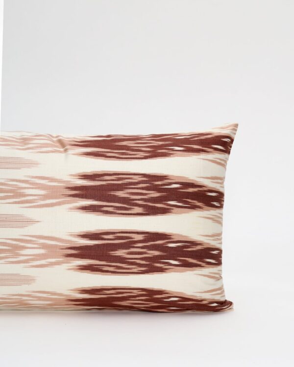 Διακοσμητική Μαξιλαροθήκη Αργαλειού Boho Ikat 35x60cm Καφέ της Pennie - Image 2