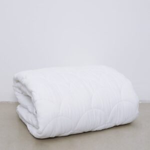 Μονόχρωμο Κουβερλί Microfiber Sandy Μονή (160x240cm) Άσπρο της Pennie