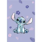 Κουβέρτα Flannel Stitch 100 x 150 cm  100% Πολυέστερ Λιλά BOREA - Image 3