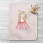 Κουβέρτα Κούνιας Little Queen 100 x 140 cm  100% Πολυέστερ Ροζ BOREA
