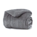 Κουβερτοπάπλωμα Cozy King Size 230 x 260 cm  100% Πολυέστερ Γκρι BOREA - Image 4