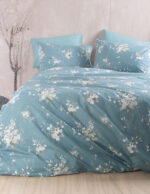 LINIE ΜΠΛΕ - ΣΕΤ ΣΕΝΤΟΝΙΑ DIVA ΗΜΙΔΙΠΛΟ ΜΕ ΛΑΣΤΙΧΟ (160X260, 105X205+25) ΗΜΙΔΙΠΛΟ ΜΕ ΛΑΣΤΙΧΟ (160X260, 105X205+25) 100% ΒΑΜΒΑΚΙ Rythmos - Image 2