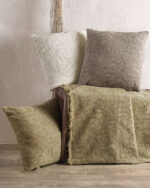 MELIE ΧΡΥΣΟ ΛΑΔΙ - ΜΑΞΙΛΑΡΟΘΗΚΗ 40X40 50% Chenille acrylic - 25% βαμβάκι - 25% Pol Rythmos - Image 3