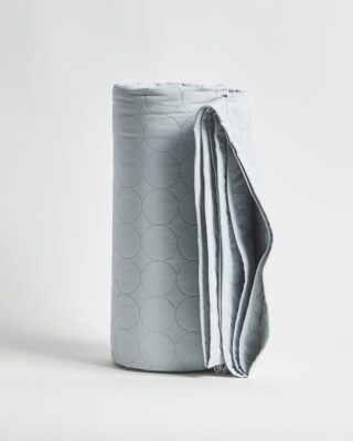 Microsilk Καπιτονέ Μονόχρωμο Κουβερλί Moral Μονή (160x240cm) Γκρι της Pennie