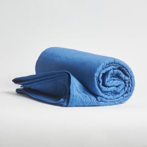 Alternative view of Microsilk Καπιτονέ Μονόχρωμο Κουβερλί Moral Υπέρδιπλη (220x240cm) Μπλε της Pennie