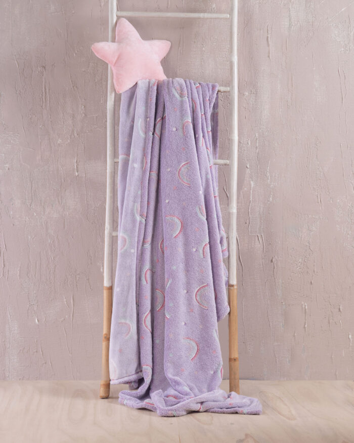NELIE - ΚΟΥΒΕΡΤΑ ΠΑΙΔΙΚΗ LUMINUS (flannel fleece) ΗΜΙΔΙΠΛΟ (160Χ220) Rythmos - Image 2