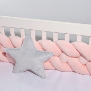 Πλεξούδα βελουτέ 20Χ200 cm Σωμόν Τετραπλή Design 9090 Oliver Baby της Oliver Baby