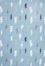 Παιδικό χαλί Diamond kids 8471/230 γαλαζοπράσινο με κεραυνούς - 2,00x2,90 Colore Colori