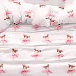 Πάπλωμα Κούνιας Balletto 110 x 140 cm  100% Πολυέστερ Ροζ BOREA - Image 2