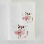 Πετσέτες Σετ 2ΤΜΧ Balletto Λευκό 70 x 120 / 30 x 50 cm  100% Βαμβάκι Λευκό BOREA - Image 3