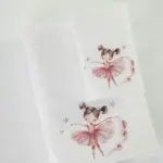 Πετσέτες Σετ 2ΤΜΧ Balletto Λευκό 70 x 120 / 30 x 50 cm  100% Βαμβάκι Λευκό BOREA