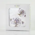 Πετσέτες Σετ 2ΤΜΧ Magic Garden Λευκό 70 x 120 / 30 x 50 cm  100% Βαμβάκι Λευκό BOREA - Image 4