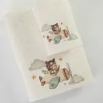 Πετσέτες Σετ 2ΤΜΧ Pilot Εκρού 70 x 120 / 30 x 50 cm  100% Βαμβάκι Εκρού BOREA