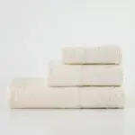 Πετσέτες Σετ 3ΤΜΧ Ηλέκτρα 70 x 140 / 50 x 90 / 30 x 50 cm  100% Βαμβάκι Εκρού BOREA - Image 8