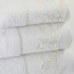 Πετσέτες Σετ 3ΤΜΧ Ηλέκτρα 70 x 140 / 50 x 90 / 30 x 50 cm  100% Βαμβάκι Εκρού BOREA - Image 3