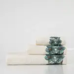 Πετσέτες Σετ 3ΤΜΧ Emerald 70 x 140 / 50 x 90 / 30 x 50 cm  100% Βαμβάκι Εκρού BOREA - Image 8
