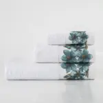 Πετσέτες Σετ 3ΤΜΧ Emerald 70 x 140 / 50 x 90 / 30 x 50 cm  100% Βαμβάκι Εκρού BOREA - Image 5