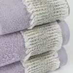 Πετσέτες Σετ 3ΤΜΧ Era 70 x 140 / 50 x 90 / 30 x 50 cm  100% Βαμβάκι Πούδρα BOREA - Image 8