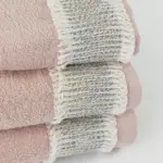 Πετσέτες Σετ 3ΤΜΧ Era 70 x 140 / 50 x 90 / 30 x 50 cm  100% Βαμβάκι Πούδρα BOREA - Image 5