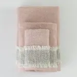 Πετσέτες Σετ 3ΤΜΧ Era 70 x 140 / 50 x 90 / 30 x 50 cm  100% Βαμβάκι Πούδρα BOREA - Image 6