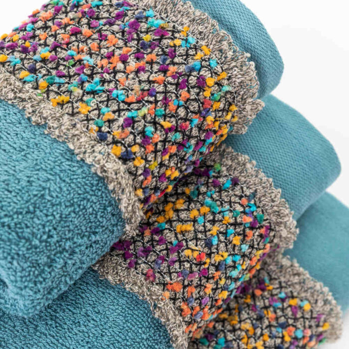 Πετσέτες Σετ 2ΤΜΧ Jules 50 x 90 / 30 x 50 cm  100% Βαμβάκι Μπορντώ BOREA - Image 4