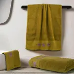 Πετσέτες Σετ 3ΤΜΧ Petalouda 70 x 140 / 50 x 90 / 30 x 50 cm  100% Βαμβάκι Τερακότα BOREA