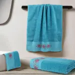 Πετσέτες Σετ 3ΤΜΧ Petalouda 70 x 140 / 50 x 90 / 30 x 50 cm  100% Βαμβάκι Τερακότα BOREA - Image 2