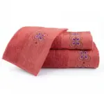 Πετσέτες Σετ 3ΤΜΧ Petalouda 70 x 140 / 50 x 90 / 30 x 50 cm  100% Βαμβάκι Τερακότα BOREA - Image 9