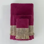 Πετσέτες Σετ 3ΤΜΧ Siesta 70 x 140 / 50 x 90 / 30 x 50 cm  100% Βαμβάκι Πετρόλ BOREA - Image 5