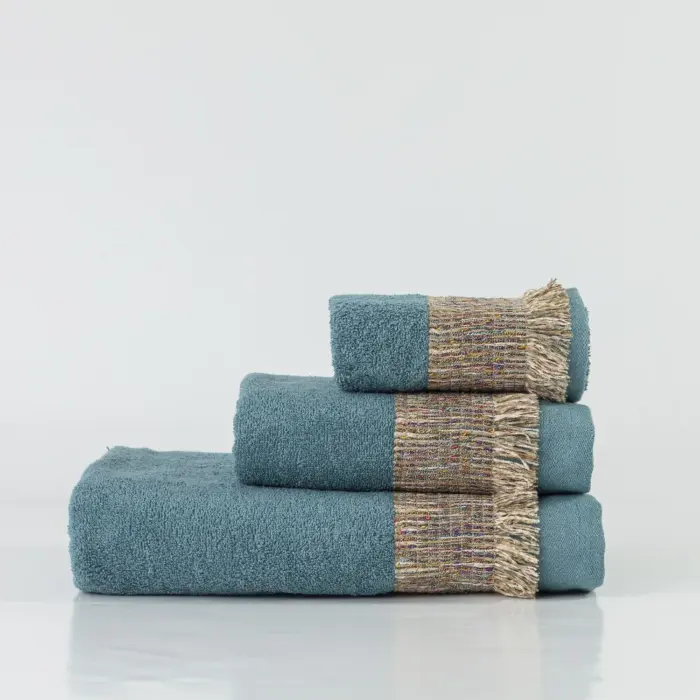 Πετσέτες Σετ 3ΤΜΧ Siesta 70 x 140 / 50 x 90 / 30 x 50 cm  100% Βαμβάκι Μπορντώ BOREA - Image 9