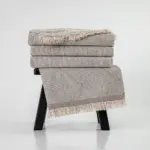 Ριχτάρι Σενίλ Πολυθρόνας Bari 180 x 180 cm  100% Πολυέστερ Μπορντώ BOREA - Image 20