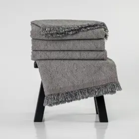 Ριχτάρι Σενίλ Πολυθρόνας Bari 180 x 180 cm 100% Πολυέστερ Γκρι BOREA - Image 17