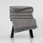 Ριχτάρι Σενίλ Διθέσιο Bari 180 x 250 cm  100% Πολυέστερ Εκρού BOREA - Image 14
