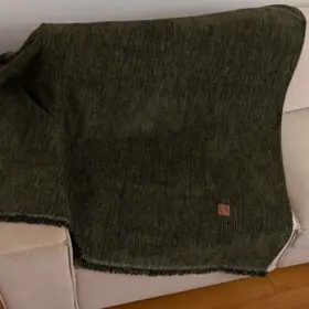 Ριχτάρι Σενίλ Πολυθρόνας Velvet 180 x 180 cm 100% Πολυέστερ Λαδί BOREA - Image 6
