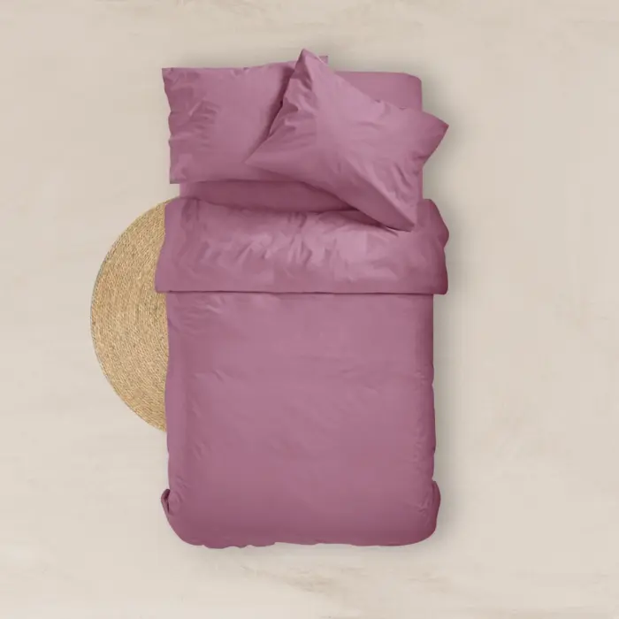 Σεντόνι Μονόχρωμο Solid Ημίδιπλο Με Λάστιχο 120 cm x 200 cm + 30 cm  100% Βαμβάκι 10.Λευκό BOREA - Image 7