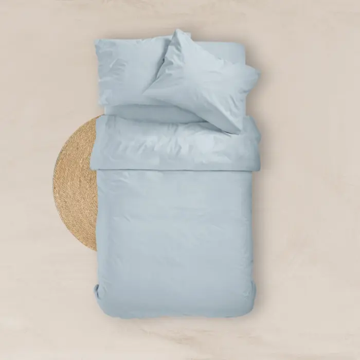 Σεντόνι Μονόχρωμο Solid Μονό Με Λάστιχο 100 cm x 200 cm + 25 cm  100% Βαμβάκι 27.Πετρόλ BOREA - Image 19
