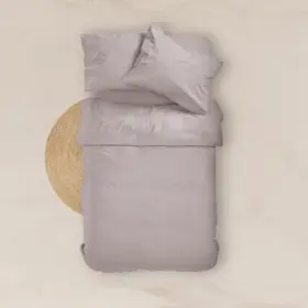 Σεντόνι Μονόχρωμο Solid Υπέρδιπλο Με Λάστιχο 180 cm x 200 cm + 40 cm 100% Βαμβάκι 9.Καφέ BOREA - Image 12