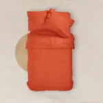 Σεντόνι Μονόχρωμο Solid Υπέρδιπλο 240 x 260 cm  100% Βαμβάκι 27.Πετρόλ BOREA - Image 25