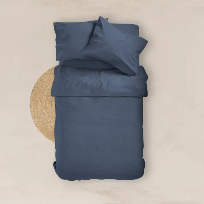 Σεντόνι Μονόχρωμο Solid Μονό 160 x 240 cm  100% Βαμβάκι 27.Πετρόλ BOREA - Image 26