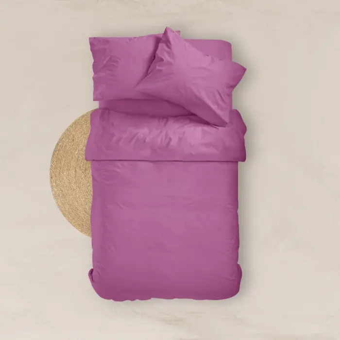 Σεντόνι Μονόχρωμο Solid Μονό 160 x 240 cm  100% Βαμβάκι 27.Πετρόλ BOREA - Image 5