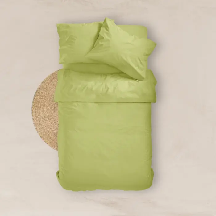 Σεντόνι Μονόχρωμο Solid Μονό 160 x 240 cm  100% Βαμβάκι 27.Πετρόλ BOREA - Image 6