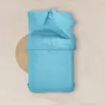 Σεντόνι Μονόχρωμο Solid Μονό Με Λάστιχο 100 cm x 200 cm + 25 cm  100% Βαμβάκι 26.Κίτρινο BOREA - Image 8