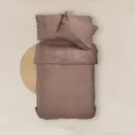 Σεντόνι Μονόχρωμο Solid Μονό Με Λάστιχο 100 cm x 200 cm + 25 cm  100% Βαμβάκι 27.Πετρόλ BOREA - Image 11