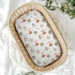 Σεντόνια Λίκνου Φανελένια Σετ Indian Bear (2) 70 x 120 cm  100% Βαμβάκι Βεραμάν BOREA